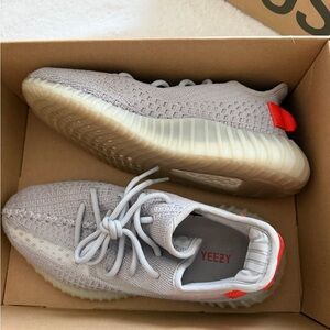adidas Yeezy Kids Sneakers in Gray and Red